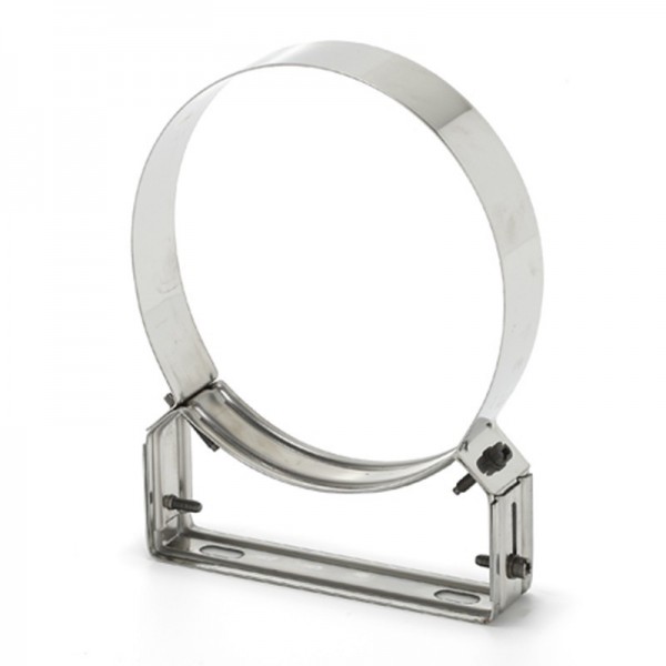 Abraçadeira c/apoio regulável 4/8 cm em Inox - 1