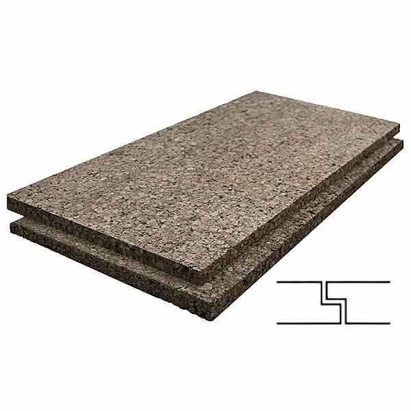 Cortiça expandida - Painel 1000x500x140 R 3,68 - 3