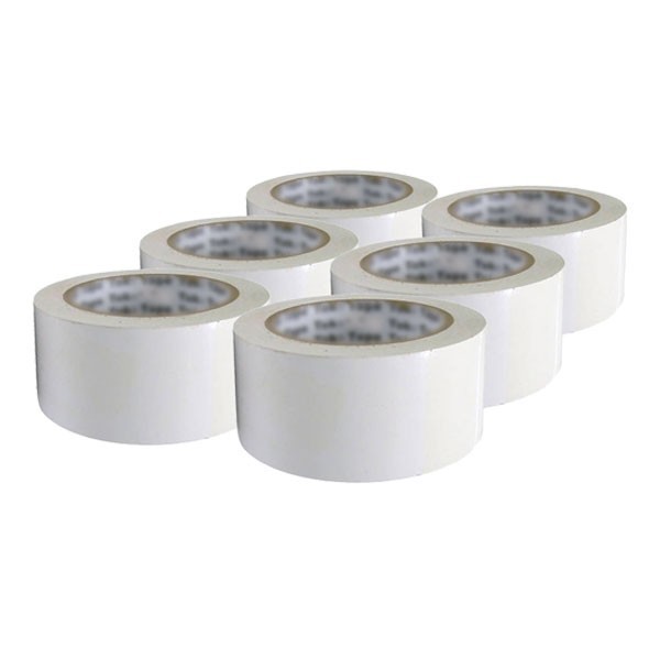 Fita adesiva de polipropileno resistente branca 48x60 - 2