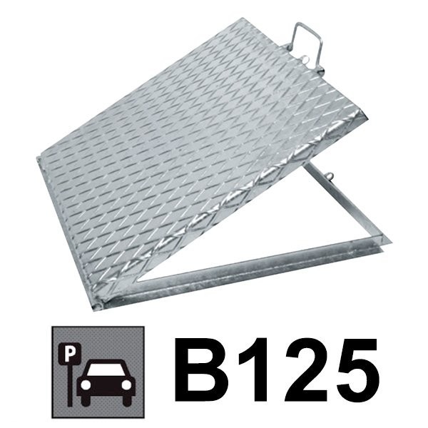 Tampa de inspeção em aço galvanizado 40x40 cm - 1