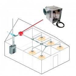 Grupo de distribuição de ar quente 400 m3/h - 2