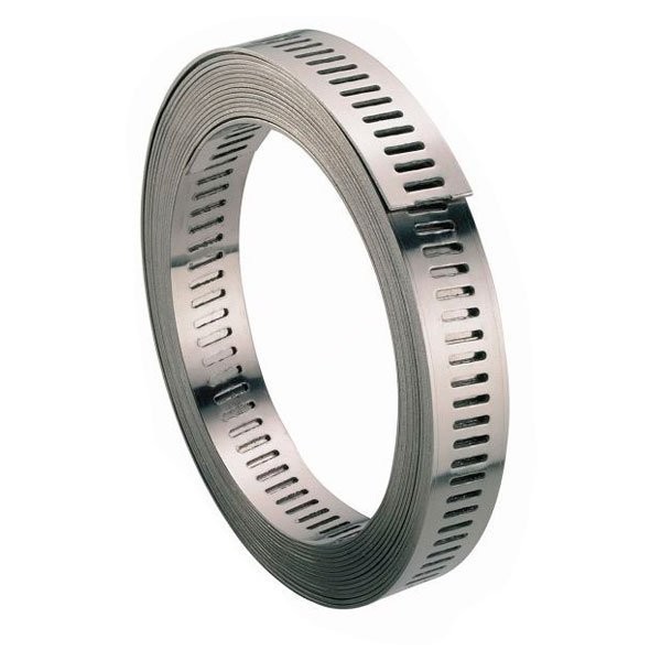 Braçadeira inox por medida 9mm - 1
