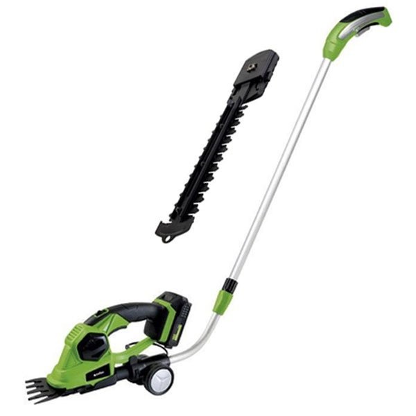 Kit de aparador de sebes manual de extensão a bateria 18V - 1