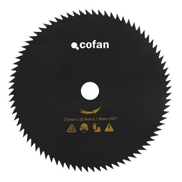 Disco de corte de 80 dientes para roçadora - 1