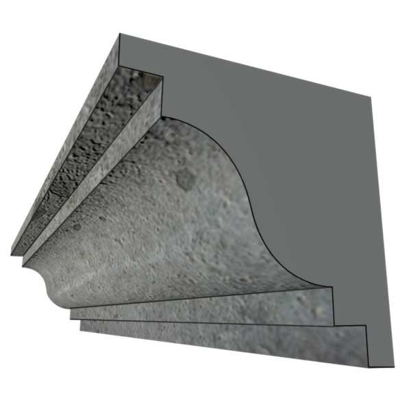 Molde em poliestireno EPS para cornija P2 270x270 - 2