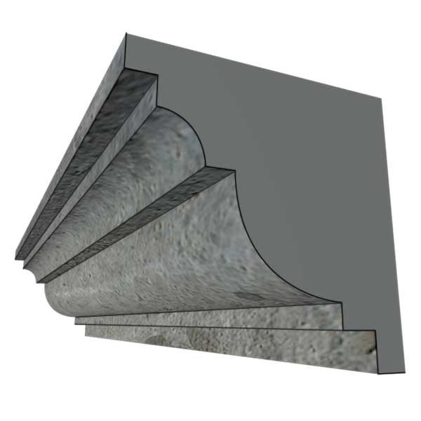 Molde em poliestireno EPS para cornija P5 270x270 - 2
