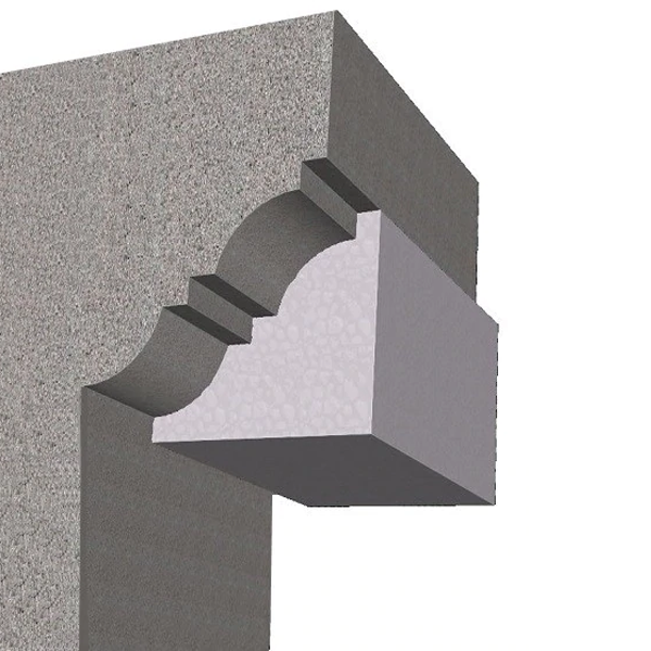 Molde em poliestireno EPS para cornija P1 220X220 - 3