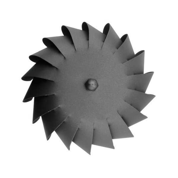 Girândola para tubagem de chaminé em aço Inox simples Preto / antracite - 3