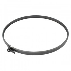 Abraçadeira para união tubos Inox Preto / antracite - 1