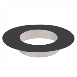 Remate com aba extra larga Inox Preto-Antracite - 1