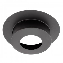 Remate de teto em madeira Inox Preto-anthracite - 1
