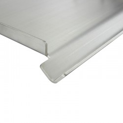 Placa/Chapa de Grelhar barbecue Inox 60x30 - 2