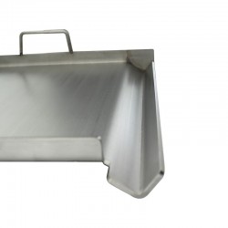 Placa/Chapa de Grelhar barbecue Inox 60x30 - 3