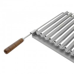 Grelha barbecue BBQ Argentina em aço Inoxidavel 48x38 - 4
