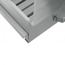 Grelhador a carvão BROIL em Inox 70x40 - 7