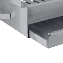 Grelhador a carvão BROIL em Inox 70x40 - 8
