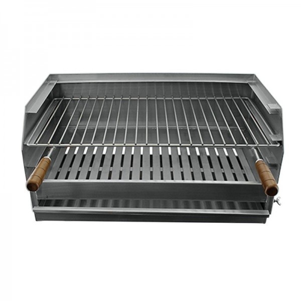 Grelhador a carvão BROIL em Inox 80x40 - 8