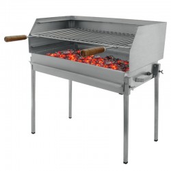 Barbecue BBQ a carvão BLAZE com pés em Inox 60x40 - 1