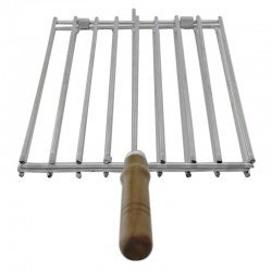 Grelha para churrasco em Inox 32x22 cm - 3