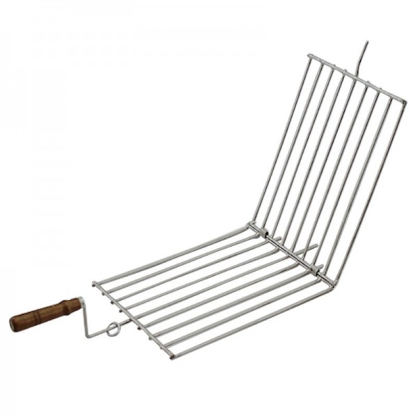 Grelha para churrasco em Inox 32x22 cm - 9