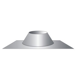 Cobre águas em Inox c/gola para coberturas planas - 1