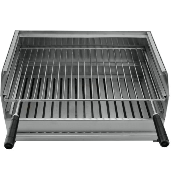Grelhador a carvão BROIL em Inox 70x40 - 4