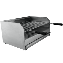 Grelhador a carvão BROIL em Inox 70x40 - 1