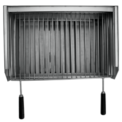 Grelhador a carvão BROIL em Inox 70x40 - 10