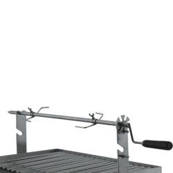 Barbecue a carvão BLAZE com espeto e pés em Inox 80x40 - 4