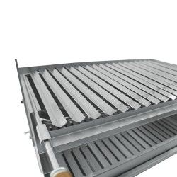 Grelhador a carvão BROIL com espeto em Inox 80x40 - 8
