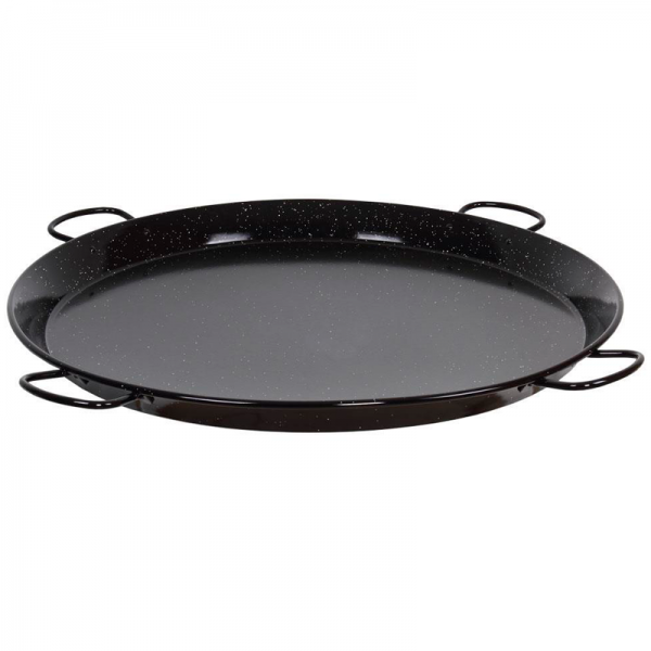Frigideira para Paella de aço esmaltado com 4 pegas 90cm - 1