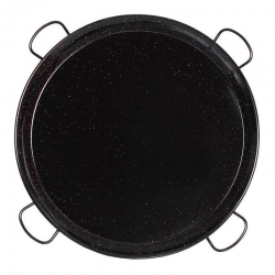 Frigideira para Paella de aço esmaltado com 4 pegas 115cm - 2