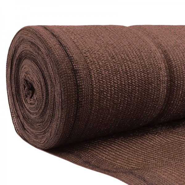 Rede sombra e ocultação 90% castanha 120gr 1,5x50m - 2