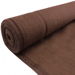 Rede sombra e ocultação 90% castanha 120gr 1,5x50m - 3