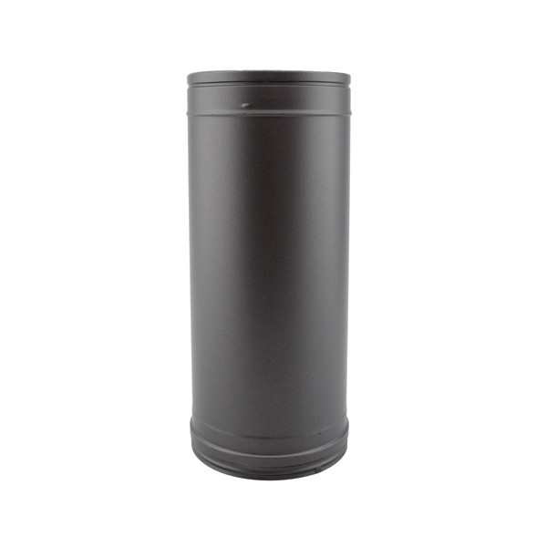 Tubo rígido Inox parede dupla isolado 50cm Preto / antracite - 2