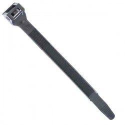 Abraçadeira cinto Poliamida cabeça simples 9x180mm 100u - 1