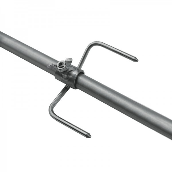 Churrasqueira a carvão BlazeElite com grelha elevatória e espeto em Inox - 10