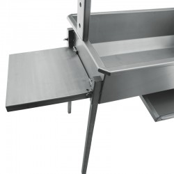 Churrasqueira a carvão BlazeElite com grelha de leitão e espeto em Inox - 9