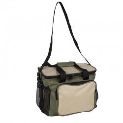 Saco térmico verde e bege 35l - 6