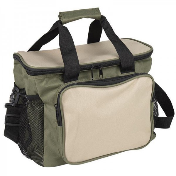 Saco térmico verde e bege 35l - 9