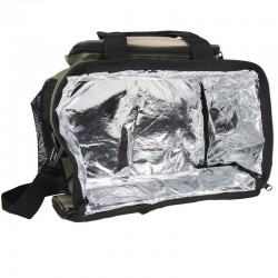 Saco térmico verde e bege 35l - 11