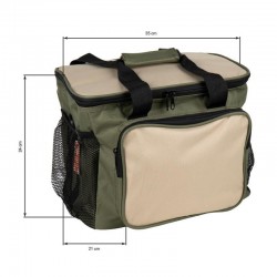 Saco térmico verde e bege 35l - 12