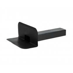 Boca de descarga horizontal quadrada - 100x100mm + adaptador Ø80 mm - 2