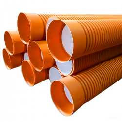 Tubo corrugado PEAD para saneamento SN8 D.630 mm - 3