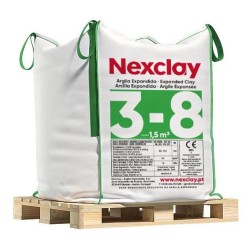 Granulo de argila expandida 8 - 12,5 mm big-bag 1,5 m3 - 1