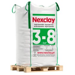 Granulo de argila expandida 8 - 12,5 mm big-bag 3 m3 - 1