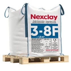 Granulo de argila expandida 6,3 - 12,5 mm big-bag 1,5 m3 - 1