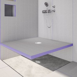 Base duche Jackoboard Aqua sifão centrado 900x900x40mm - 7