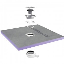 Base duche Jackoboard Aqua sifão centrado 1000x1000x40mm - 2