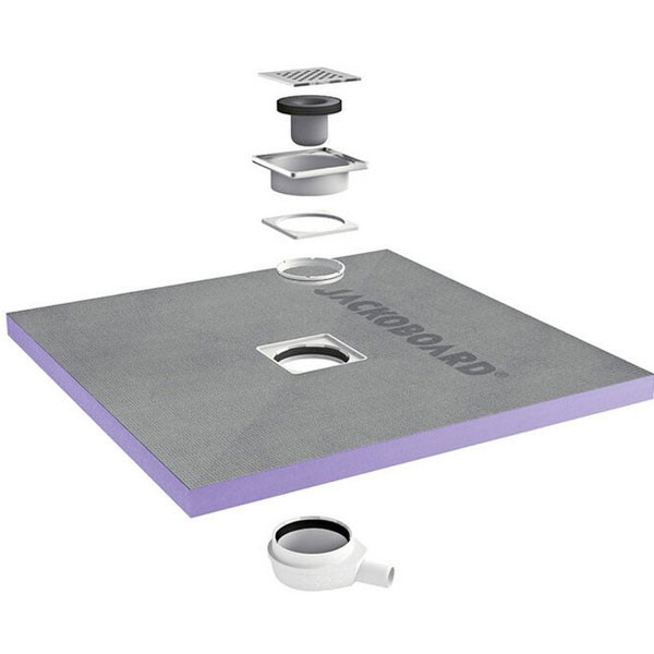 Base duche Jackoboard Aqua sifão centrado 1000x1000x40mm - 2